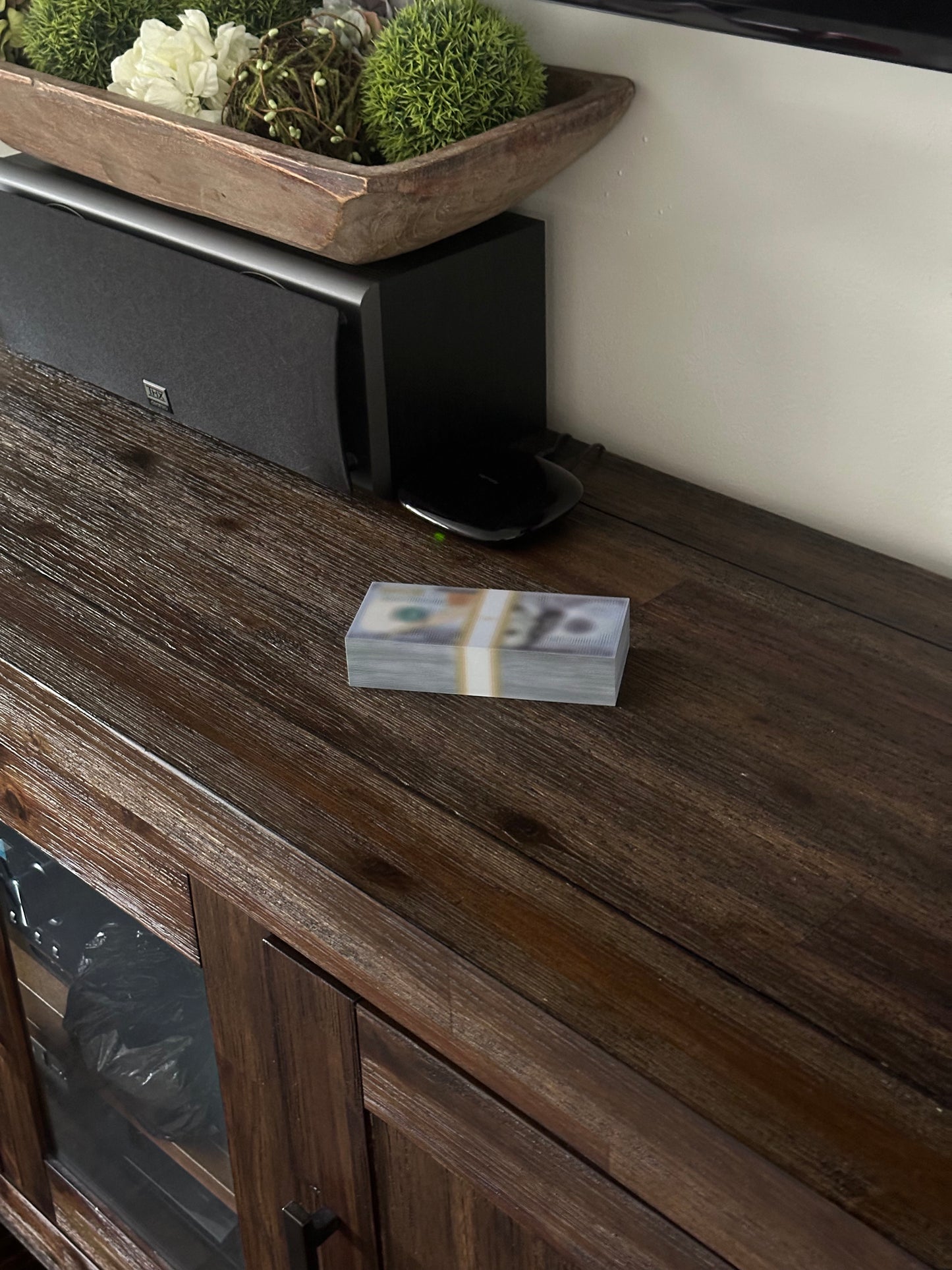 Anonymous Cash Art / Decor Piece